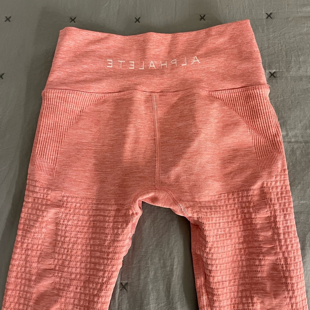 Alphalete pink leggings